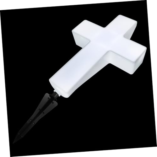 ibasenice Decorazione Per Cimitero A A Led in Plastica Resistente Alle Intemperie Facile Da Installare Su Picchetto A