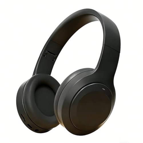 Wireless Bluetooth 5.4 Headphones Over Ear ,Noise Reduction Wireless Headphones with Microphone/Deep Bass,Adjustable HiFi Stereo Foldable On Ear Headset for Sports Travel Cellphone Tablet Office