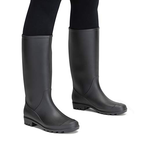 Womens Original Tall Winter Snow Wellingtons Muck Waterproof Boots - Red Gloss - US5/EU36 - BL0286 - Thumbnail 2