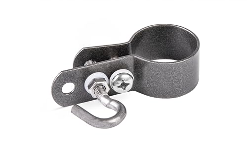 Alberts 655662 Schelle für Geflechtspannstäbe | verzinkt, anthrazit-metallic | Schellen-Ø 34 mm