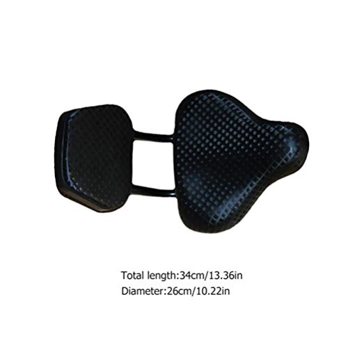 BESPORTBLE Encosto Do Assento Da Bicicleta Sela de Couro Acolchoada À Prova D' Água Da Bicicleta Se