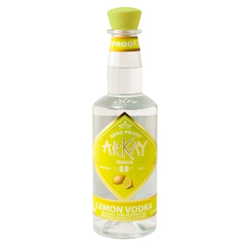 ARKAY Alcohol-Free Lemon Vodka Zero Proof 1L | Base for Mocktails and Cocktails | WARM Molecule | 0.0%
