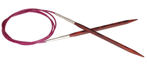 KnitPro KP25329 Aiguilles Circulaires Fixes Bois Rose 60 cm x 7 mm Cover
