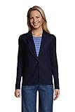 Lands' End Womens Sport Knit Blazer Indigo Dark Indigo Regular Medium