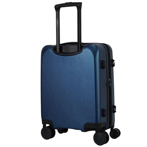 Image of Verage Luxe Freeland Cabin & Check-in Hardsided Trolley Bags for Travel, Expandable Hardshell Suitcase with Spinner Wheels, TSA Approved Lock Luggage (Carry-On 20-Inch, Blue)