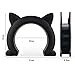 Wordcam Large Cat Door Interior Door, XL Indoor Cat Door, Pet Doors for Cats, Kitties and Small Dogs (Black)