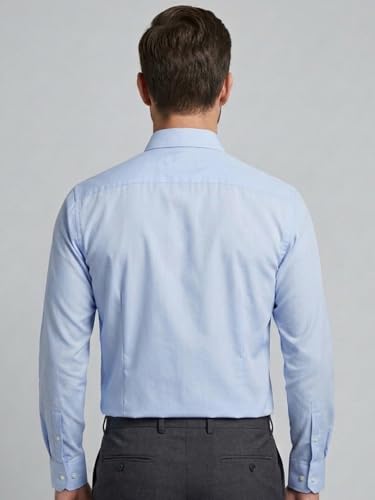 Image of Appel Touch Men's Cotton Blend Formal Shirt Full Sleeves