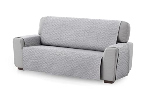 Sofás 3 Plazas Gris Marca textil-home