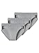 Produktbild Schiesser Herren 3 Pack Softbund Und Streifen - 95/5 Organic Slip, Grau-mel._173815, XL EU