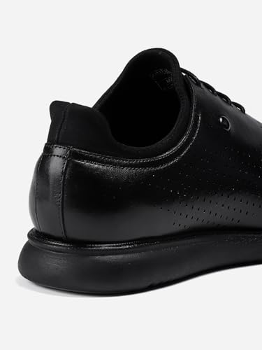 Image of Monte Carlo Mens Solid Lace Up Genuine Leather Casual Shoes (201803FW)