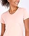Real Essentials Womens V Neck T-Shirt Ladies Yoga Top Athletic Tees Active Wear Gym Workout Zumba Exercise Running Essentials Dry Fit Dri Fit Moisture Wicking Basic Clothes, Set 11, XL, Pack of 5