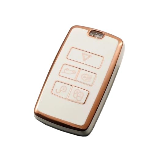 Coque clé TPU blanc Land Rover Range Sport Evoque Velar