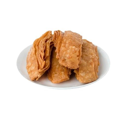 Image of Traditional Pheni Khaja (Feni) - Crispy Flaky Sweet | Jagannath Temple Maha Prasad Khaja | Puri Khaja - 250 Grams
