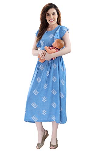 Image of AV2 Women's Rayon Empire Kurti (5098BXL Blue X-Large)