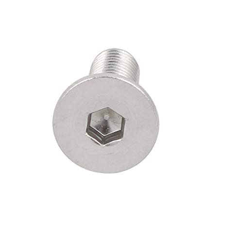 Sourcingmap 3/8-16 x 1-1/4" 304 Stainless Steel Flat Head Hex Socket Cap Screw Fastener 5pcs - Image 2