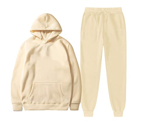 Survêtement pour homme ensemble ensemble sweat à capuche polaire kaki XXXL