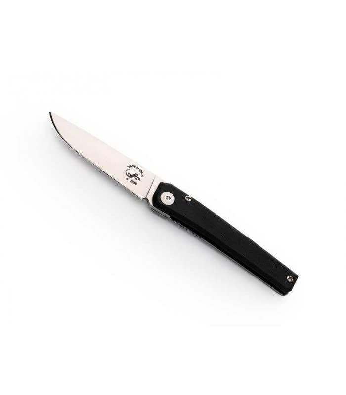 Couteau Salamandra 64258 lame N690Co et manche G10 noir pour outdoor