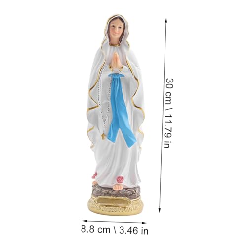Statue de la Vierge en résine NUOBESTY décor religieuse