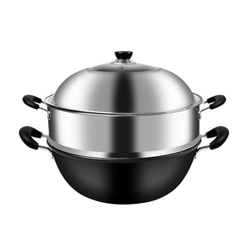 Wok de hierro tradicional sin recubrimiento 38 cm miniatura 1