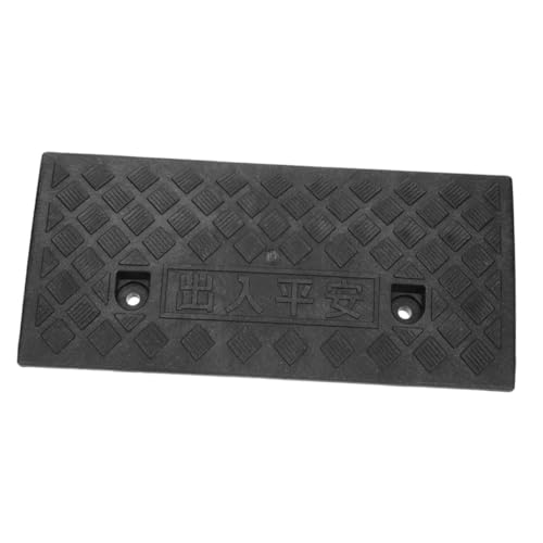 HEMOTON Rampa di accesso Antiscivolo in Gomma 6 Cm Altezza per Auto Uso Marciapiede Rampe di Carico per Sedia a Rotelle e Scooter
