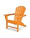 Polywood SBA15TA South Beach Adirondack Chair, Tangerine