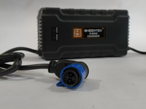 Image of BHEEMTEK 84V 8A Fast EV Charger for Lithium Battery | Lithium-ion Battery Charger 84 Volts 8 Amp | Overcharging Auto Cut Protection | EV Charger Suitable for All EV - Bike, Scooty, Car.