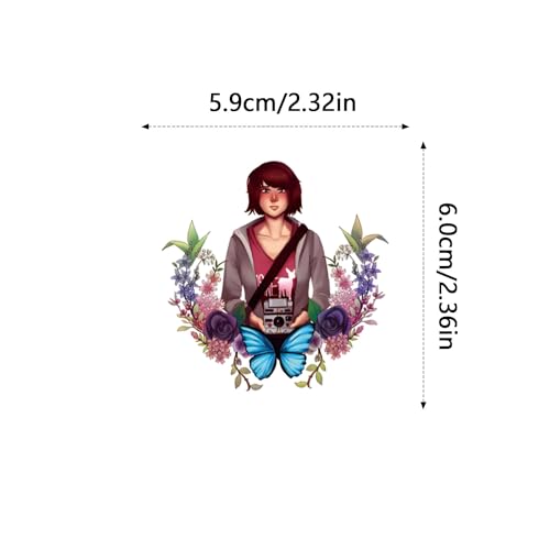 65pcs Life is Strange Stickers，Graffiti Waterproof Vinyl for Birthday Party Supplies Decoration Favors for Water Bottles Laptop Suitcase Scrapbooking Choice