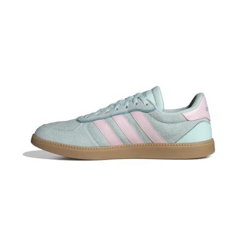 Image of adidas Womens Breaknet Sleek Sneakers Shoes Casual - Brown