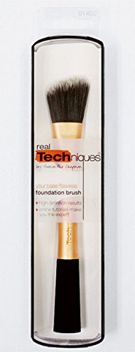 REAL TECHNIQUES Makeup Brush - Foundation Brush - cosmetics Face Expert Brush NIB