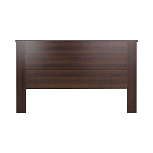 Image of Prepac Stylish Flat Wood Panel Headboard for King Size Beds, Simplistic Wooden King Headboard 2.25 inch D x 81 inch W x 48 inch H, Espresso, EHFK-1301-1