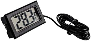 LCD Display Car Refrigerator Aquarium Fish Tank Embedded Electronic Digital Thermometer (White)