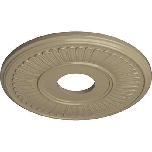 Image of Ekena Millwork CM15BEGDF 15 3 /4 inchOD X 3 7 /8 inchID X 3 /4 inchP Berkshire Ceiling Medallion Fits Canopies Up to 7 inch, Gobi Desert