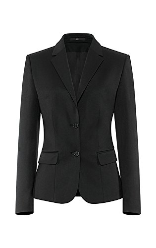GREIFF Corporate Basic Damen Business-Blazer Regular-Fit Schwarz 76