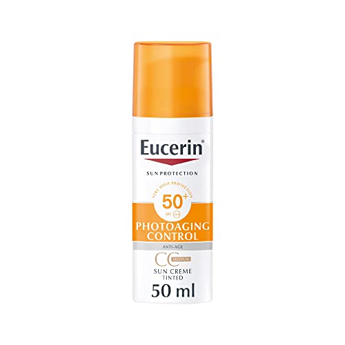 Preisvergleich Produktbild Eucerin Sonnenschutz Photoaging Control CC Sonnencreme Medium getönt SPF50+, 50 ml
