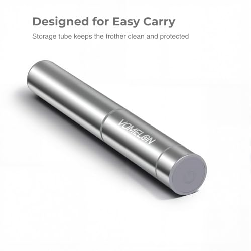 Milk Frother Handheld, Battery Operated Travel Coffee Frother Milk Foamer Dri...