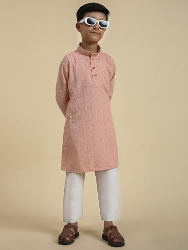 Image of Pro-Ethic Style Developer Boys Cotton Kurta Pajama For Kid's Ethnic Wear | Cotton Kurta Pajama (S-227)