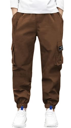 SANGTREE Boy's & Men's Cargo Jogger Pants, 3 Years - Men XXL2