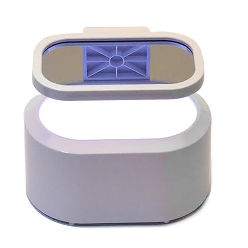 Medidor óptico de tensión de lente con luz LED y temporizador, evalúa la distribución de la fuerza y la iluminación para lentes ópticas, ideal para tiendas de gafas y fábricas