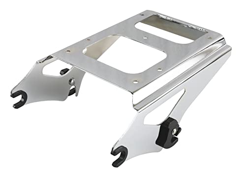Porte-bagages Harley Touring 2009-2013 amovible chromé YHMOTO lot de 2