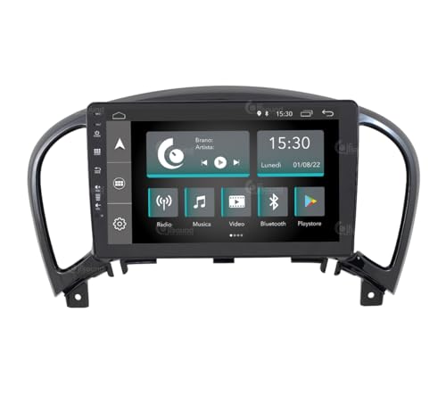 Radio de coche Android para Nissan Juke con CarPlay inalámbrico y mapas GPS para viajar en familia