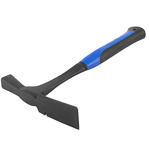 Seunmuk 13 Inches 38 Oz Forged Steel Brick Hammer, Black Masonry Hammer, Bricklayer's/Mason's Hammer Geology Rock Pick Hammer With Non-Slip Grip #TOP3