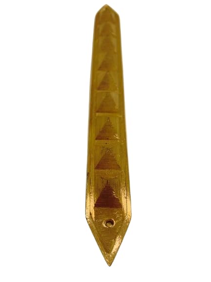 Copper Pyramid Divider Patti Strip for Partition and Dividing South Facing House & Office Vastu Remedies Size - 6 Inch