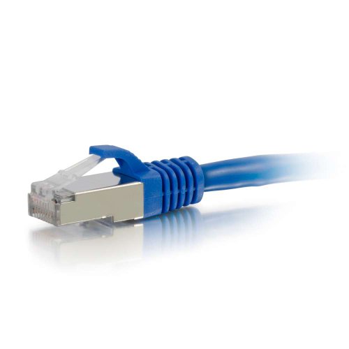 Cables to Go 35-Feet/10.66-Meters Cat6 Snagless Shielded Network Patch Cable - Blue (00807), 35' - Image 2