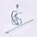 jojofuny Industrial Mixing Rod 580x120mm Steel Cement Agitator Arm Easy Cleaning