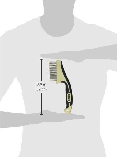 Hyde - 46833 HYDE 46832 High-Carbon Steel Wire Detail Brush, 8-3/4