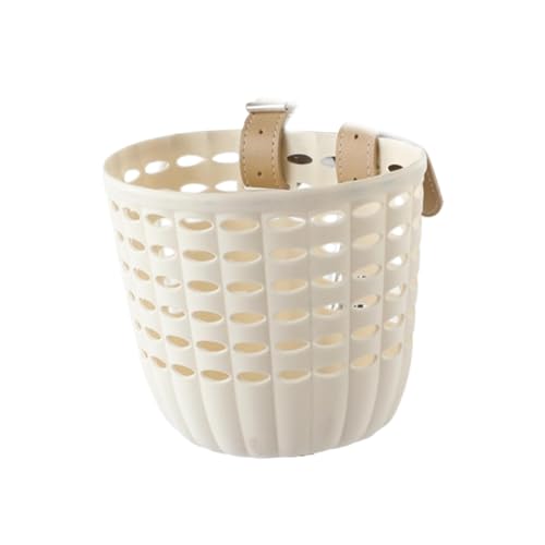Cesta de almacenamiento para niños, cesta de almacenamiento para niños, bicicleta de equilibrio, color beige, 17,5 x 13 x 15 cm