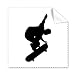 Sports Jumping Skateboard Player Cleaning Cloth Phone Screen Glasses Cleaner 5pcs