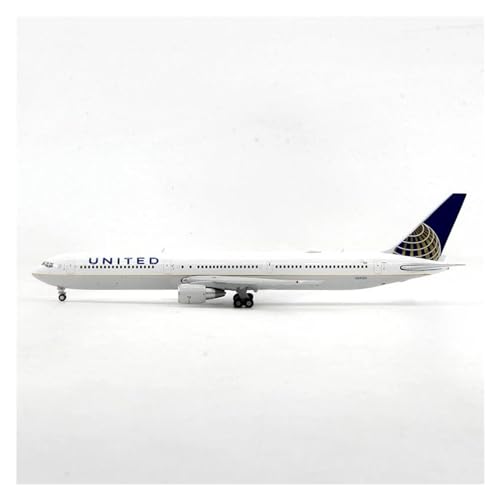Modelo de avión B767-400ER United Airlines escala 1/400 en aleación metálica