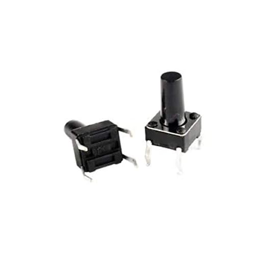10X PULSANTI TATTILI 6X6X11mm circuito stampato micro mini switch button