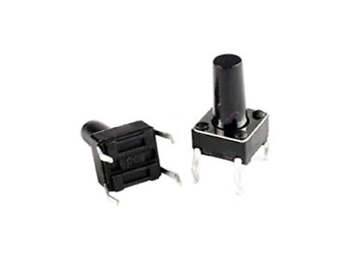 Lot de 10 x boutons tactiles, 6 x 6 x 11 mm, circuit imprimé Arduino, micro-mini interrupteur